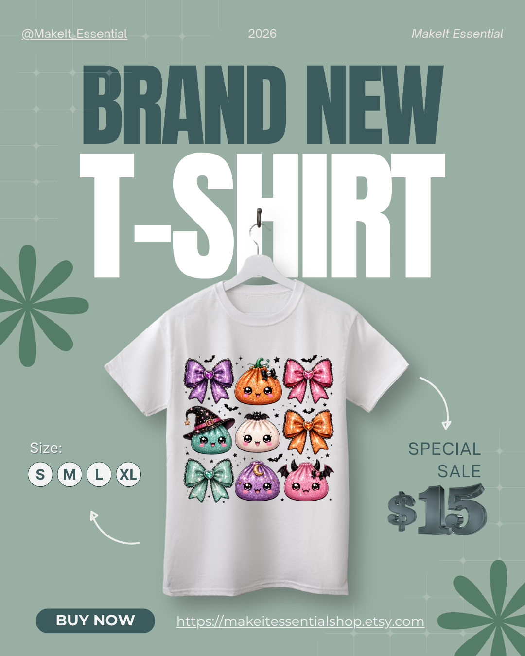 Kids Halloween T-Shirts| Cute Dumpling Designs| Spooky Season T-Shirt| Colorful Halloween Graphic Tee