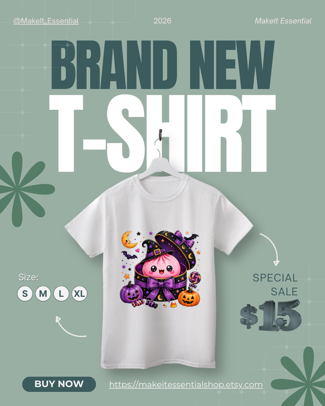 Kids Halloween T-Shirts| Cute Dumpling Designs| Spooky Season T-Shirt| Colorful Halloween Graphic Tee