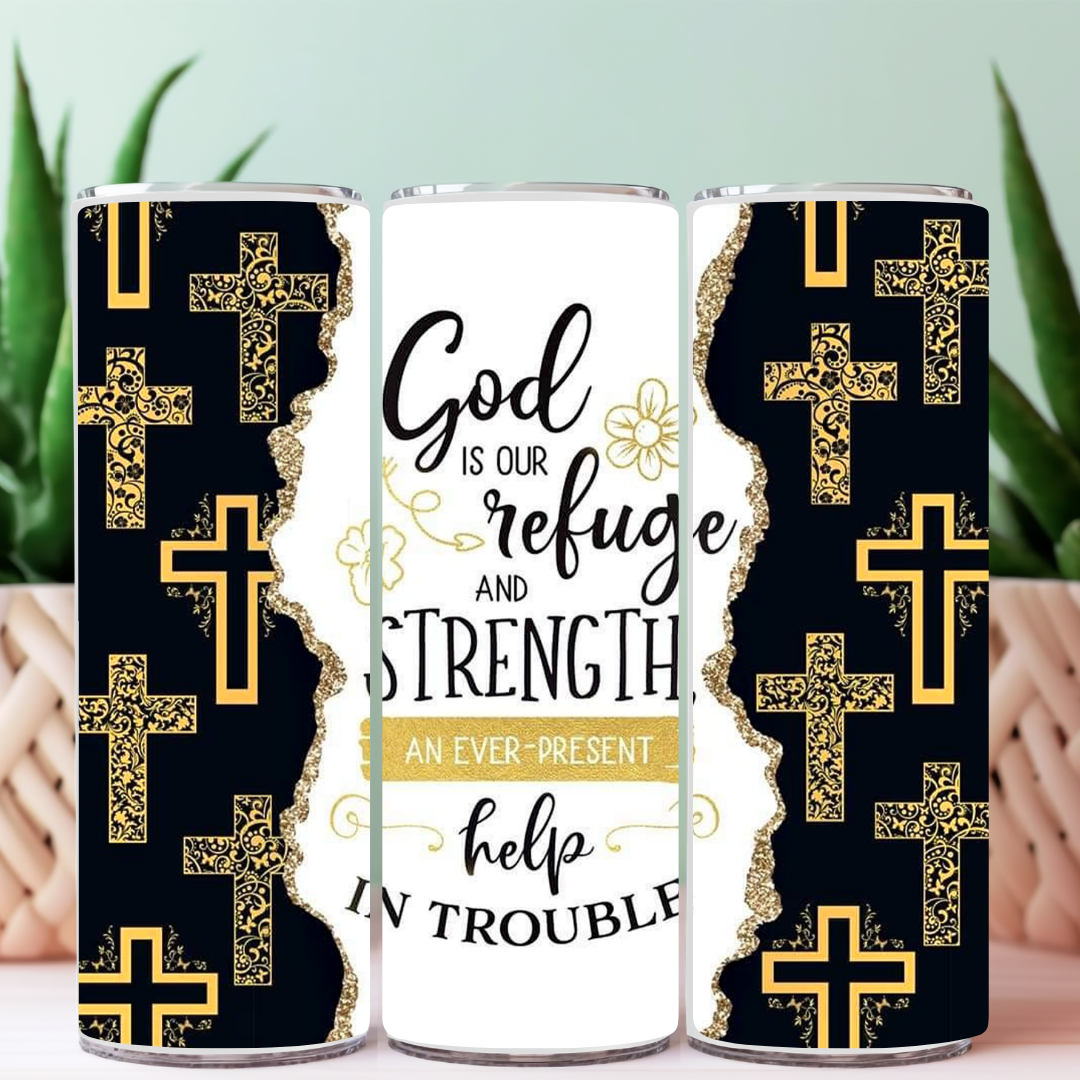 Christian Faith 20 oz Sublimation Tumbler | Positive Affirmation Collection