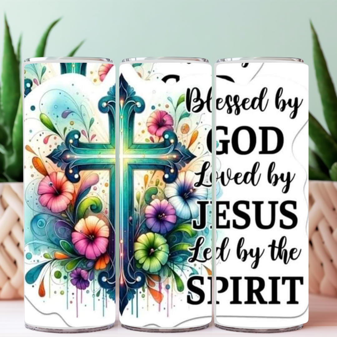 Christian Faith 20 oz Sublimation Tumbler | Positive Affirmation Collection